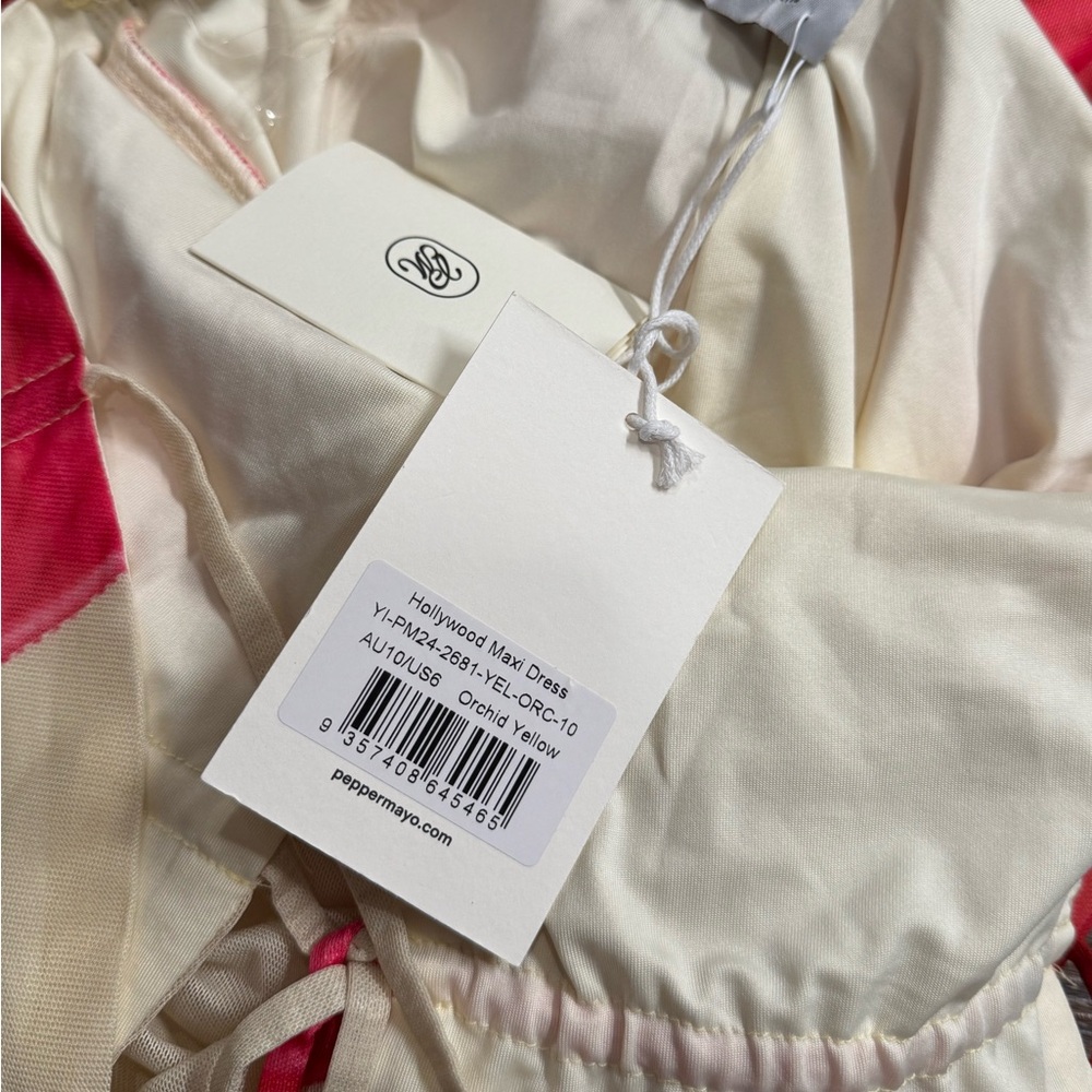 Peppermayo Hollywood Maxi Dress- Orchid Yellow - Picture 10 of 12